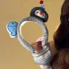 Faixa de Cabeça de Pinguim Peixe Plush Criativo Fofo Feminina Desenho Animado Fofa Faixa de Cabeça Grampo de Cabelo Lavagem de Rosto Foto Pressionar Cabelo Faixa de Cabeça para Cabelo