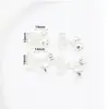 Set de Colgante de Tres Piezas de Oro Real de 18K con Lirio del Valle, Accesorios de Cuentas de Loto de Tres Vías, Accesorios para Manualidades, Cuentas para Pulsera D171