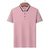 Camisa Polo para Hombre de Manga Corta de Seda de Hielo Verano Delgada con Cuello Camisero para Hombre de Negocios de Mediana Edad y Joven Camiseta