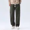 Mk8829 Pantalones de Senderismo para Exteriores de Primavera y Otoño Casuales Sueltos Rectos Estilo Americano High Street para Jóvenes
