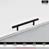 Manija de Acero Inoxidable en Forma de T Transfronteriza, Manija de Puerta de Lujo Ligero, Manija de Cajón, Manija de Tubo Redondo para Muebles de Puerta de Armario, Hecho a Medida