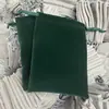 Bolsa Nueva de Terciopelo 2022, Bolsa Pequeña y Exquisita de Terciopelo, Bolsa para Joyería, Bolsa para Guardar Medallas, Bolsa de Terciopelo Verde Oscuro