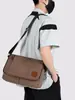 Bolsa transversal masculina transfronteiriça, mochila estudantil moderna para ir à aula, bolsa de ombro simples, fashion e versátil para homens, atacado