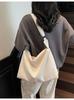 Bolso Cruzado de Color Sólido Transfronterizo de Gran Capacidad Estilo Perezoso Relajado Bolso Cruzado Nuevo de Moda Versátil Bolso Tote para Viajes y Uso Diario