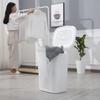 Cesto de Roupa Grande para Uso Doméstico, Direto do Fabricante, Cesto de Roupa de Plástico de Estilo Japonês 60L com Tampa, Grande Capacidade