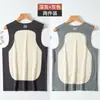 Comércio Exterior Veludo Alemão Colete Quente Masculino Forrado com Fleece Espessado Outono e Inverno Sem Costura Confortável Camada Base Roupas de Outono Colete