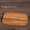 Tabla de Cortar de Madera de Acacia Cocina Hogar Rectangular Madera Exhibición de Alimentos Tabla Decorativa con Ranuras En Stock