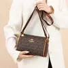 Bolsa de Ombro Fashion, Bolsa Transversal Casual e Personalizada, Bolsa Simples e Moderna Clássica Retrô para Celular, Bolsa Almofada Estampada para o Dia a Dia
