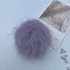 Bola de Pelo Falso de Raposa DIY Bola de Pelúcia Acessório de Topo de Chapéu Bola Decorativa de Pelúcia DIY Ornamento Pingente Acessório Bola Pequena de Pelo