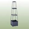 Suporte de plantio transfronteiriço, caixa de plantio, suporte de planta anti-escaldante, suporte de planta, suporte de flor de videira trepadeira simples, tipo baioneta