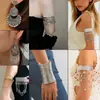 Moda Retro Étnico Ropa de Baile Accesorios Pulsera Abierta Ajustable Pulsera Pendientes Pendientes Largos Accesorios