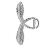 Oferta Especial Transfronteiriça Moda Acessórios de Cabelo Coque Grampo de Cabelo Presilha de Tubarão Presilha com Strass Acessório de Cabelo em Formato de Coração Gravata Borboleta Grampo de Cabelo para Menina