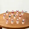 Tema de Papai Noel de Desenho Animado Bandeirola de Aniversário Atmosfera Festa Banner de Letras Topper de Bolo Ornamento