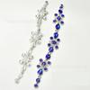 Venta al por mayor Oval Gota de Agua Cristal Pedrería Cadena de Flores DIY Ropa Cuello Decorativo Tiras de Diamantes Zapatos Bolsos Accesorios de Cristal
