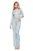 Conjunto de Jaqueta Curta com Capuz e Zíper Estampada com Letras e Calça Slim-Fit iamgia com Costura Contrastante
