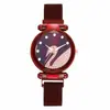 Sonido de sacudida más vendido imán Red social sonido de sacudida con cielo estrellado Reloj de mujer perezoso pequeño cisne reloj de dama una generación de cabello
