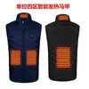 Chaleco Térmico Caliente de Venta Cruzada en Stock con Cuello Alto, Chaleco de Calefacción Eléctrica, Carga USB, Temperatura Constante Inteligente, Ropa Térmica Calefactora