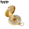 Brújula de Reloj de Bolsillo Transfronteriza Tapa abatible Montañismo Camping Dirección Acero Inoxidable Coche Brújula Norte de Alta Precisión Brújula Luminosa