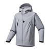 2619Jaqueta Soft Shell Casal para Mulheres com Fleece, Jaqueta Esportiva com Capuz Solta Masculina