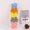 Pinza de pelo con lazo de tela de 1.6 pulgadas para niños, pinza de macarrón hecha a mano, pinza de pico de pato, accesorios para el cabello de niña 3002