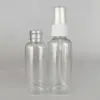 Frasco Pequeno Transparente com Borrifador, Frasco Pequeno com Borrifador, Frasco Dispensador de Álcool, Frasco Pequeno com Borrifador para Casa, Frasco Pequeno de Plástico Transparente, Frasco Transparente Dispensador de Líquido