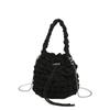 Bolso Plegable Nuevo Estilo Coreano Bolso de Mano para Mujer Bolso de Hombro para Mujer con Textura Suave Gran Capacidad Bolso Nube Hinchada para Viajes y Ocio