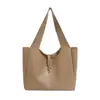 Bolso Tote Texturizado de Gran Capacidad 2025 Nuevo Estilo Coreano Bolso Sencillo para el Trabajo Bolso de Hombro de Moda para Mujer