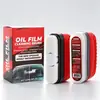 Lenço Limpador de Película de Óleo para Vidros de Carro, Escova de Limpeza Potente Vermelha para Remover Sujeira do Para-brisa Dianteiro, Vidros Laterais e Espelhos Retrovisores