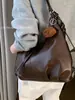 Mochila Retrô Multifuncional de Grande Capacidade Bolsa Feminina 2025 Nova Bolsa Tote Simples Bolsa Versátil de Ombro Único para o Dia a Dia