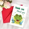 Selección de Colección de Tarjetas de Agradecimiento, Juego de Tarjeta de Felicitación con Sobre, Mensajes Escritos a Mano, Bendiciones, Tarjetas Plegables con Texto