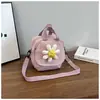 Bolsa Pequeña de Crisantemo Arrugado Bolso de Mujer Nuevo Estilo Verano 2025 Mochila Pequeña de Lona para Mujer Bolso Cruzado de Hombro Simple Versátil Casual