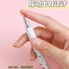 Faca de Escultura para Diário Manual Simples Fofa Caneta Pressionável Estilo Ins Faca de Corte de Papel Faca de Arte para Corte de Papel de Diário Manual de Estudante Faca