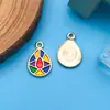 Mistura de 30 Cores Desenho Animado Criativo Pingente de Joia com Gotejamento de Óleo Liga de Zinco Pingente DIY Brincos Colar Pingente Acessórios de Joia