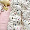 Juego de Ropa de Cama de Cuatro Piezas Estilo Wabi-Sabi Vintage Jacquard Lavado Gris Carbón Color Oscuro, Ropa de Cama Retro Rayada, Sábana Plana, Sábana Ajustable
