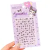 Pegatinas para Uñas Infantiles con Relieve 5D Impermeables de Dibujos Animados Pegatinas de Kuromi Melody Pegatinas de Uñas Artísticas de Cinnamon Dog Girl