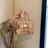 Bolso con Detalle de Lazo Bolso Tote de Gran Capacidad 2023 Nuevo Estilo Bolso de Hombro de Moda Estilo Extranjero Bolso Cuadrado Pequeño