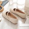 Zapatos Mary Jane 2026 Otoño Nuevo Estilo Hada de Noche Zapatos Individuales de Suela Suave para Mujer Boca Baja Talla Grande Mocasines Zapatos de Mujer