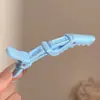 Presilha de cabelo estilo ins dopamina para mulheres, presilha bico de pato sem costura para franja, acessório de cabelo lateral básico simples de alta qualidade