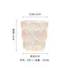 Copo de Vidro Glacial de Grande Capacidade Ins Copo Simples de Suco Estilo Japonês Copo de Café Doméstico com Textura Martelada Copo de Vinho Atacado