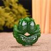 Colgante de Mongolia Exterior jaspe de imitación verde espinaca de Xinjiang colgante de jade Hetian puesto de Jianghu fabricantes de jade al por mayor