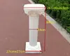 2 peças 88cm de altura plástico espesso colunas romanas marcadores de corredor de casamento cerimônia de abertura loja suportes para arranjos de flores casa