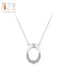 Colar de prata de lei 925 feminino design de nicho ins japonês e coreano micro diamante luxo leve pingente corrente clavícula 2022 novo colar