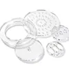 Tablero acrílico transparente de 8 mm con forma, base para postres, accesorio para manualidades DIY, forma cuadrada, en stock