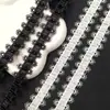 Adorno de Encaje con Perlas de Cristal de Alta Resistencia Cinta Tejida a Mano para Ropa, Bolsos, Accesorios para el Cabello, Accesorios de Ropa DIY Venta al por Mayor