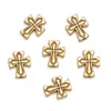 Coleção de contas de liga com contas cruzadas material para pulseira colar DIY feito à mão acessórios de joias para brincos