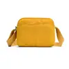 Estilo Coreano Moderno Ligero Sencillo Color Sólido Versátil Bolso de Hombro Único Cruzado Pequeño Cuadrado Bolso Cruzado de Mamá Impermeable