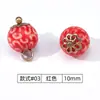 Nuevas Botones Redondos Tallados en Madera Coloridos Estilo Chino Botones de Cuenta de Madera Botones Estilo Nacional Cheongsam Botones Accesorios Vestido Dinastía Han