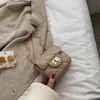 Bolso Pequeño de Moda 2025 Nueva Moda Popular Estilo Coreano Versátil Hombro Cruzado Ins Moda Bolso de Cadena Acolchado