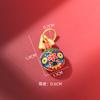 Nuevo Oro Antiguo Chapado en Oro Anti-Manchas, una Familia de Tres Bestias Devoradoras de Oro, Accesorios de Cordón para Pulsera Collar DIY Venta al por Mayor