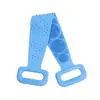 Estropajo de Baño de Silicona para Hombres y Mujeres, Toalla de Baño de Doble Cara, Exfoliante de Espalda, Cepillo de Baño Masajeador, Toalla de Baño Potente y Fácil de Limpiar